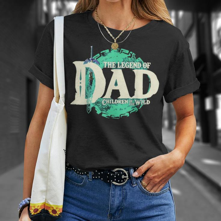 The Legend Of Dad Children Of The Wild Father's Day T-Shirt Gifts for Her