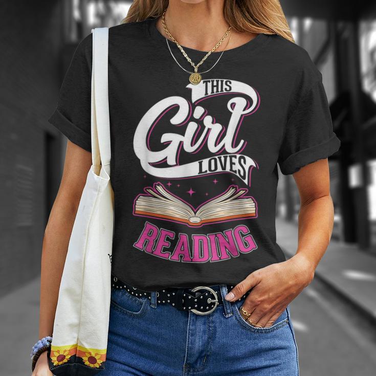 Leseratte Bücher Mädchen Bücherwurm T-Shirt Geschenke für Sie