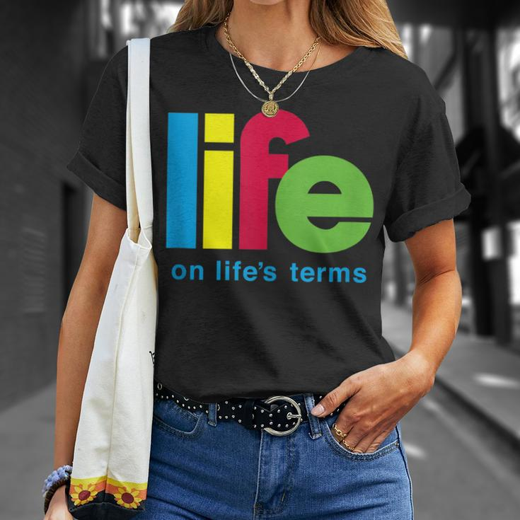 Life On Life's Terms Aa Na Sobriety Recovery T-Shirt Gifts for Her