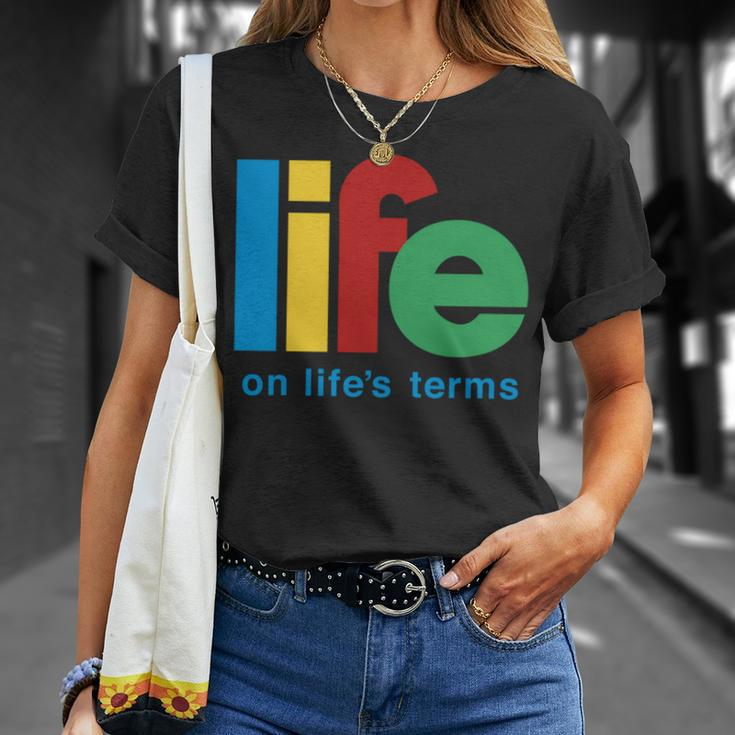 Life On Life's Terms Sobriety Recovery Aa Na T-Shirt Gifts for Her