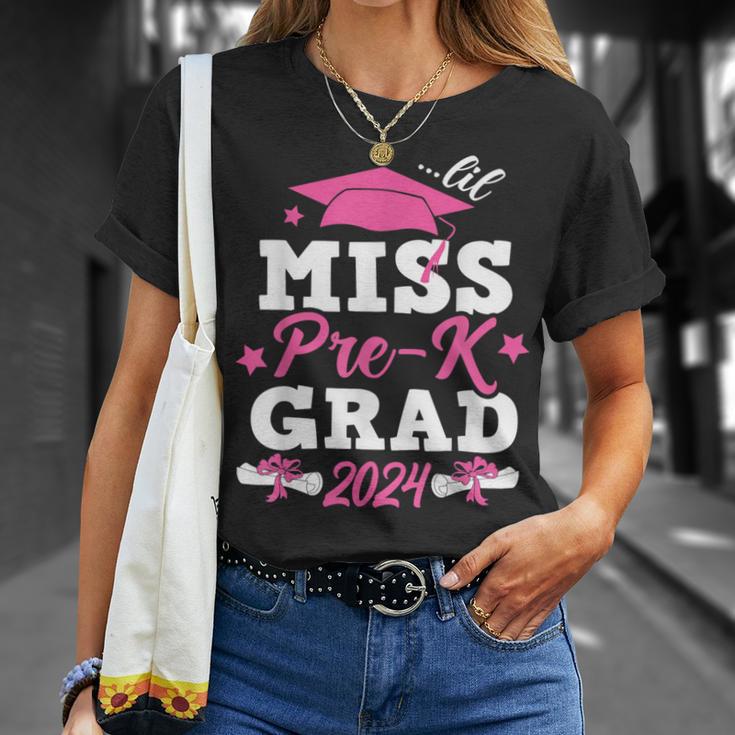 Lil Miss Pre-K Grad Last Day Of School Graduation T-Shirt Gifts for Her