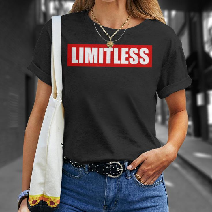 Limitless Inspirational Entrepreneur Motivational No Limit T-Shirt Gifts for Her