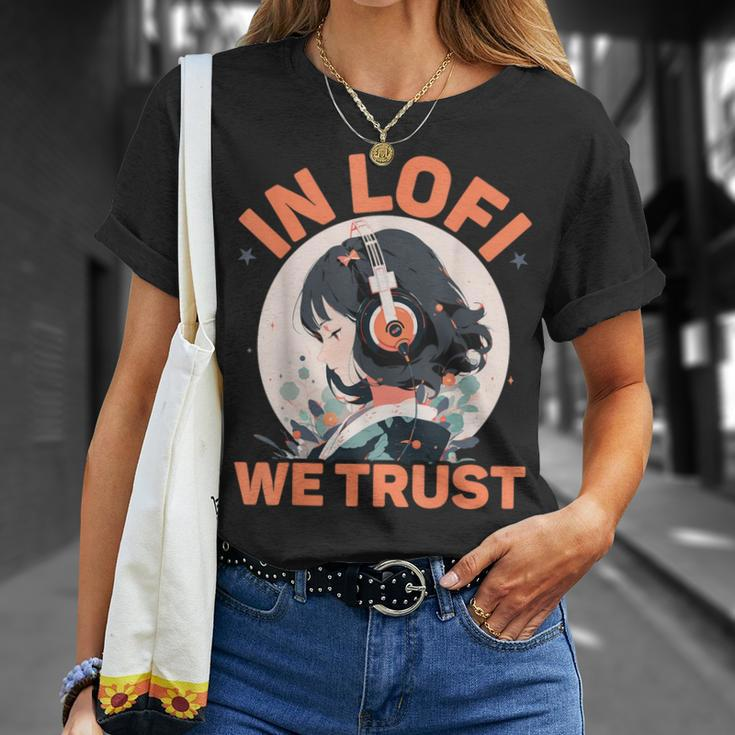 Lofi Music Lover Low Fidelity Anime Lo-Fi Japanese Aesthetic T-Shirt Gifts for Her
