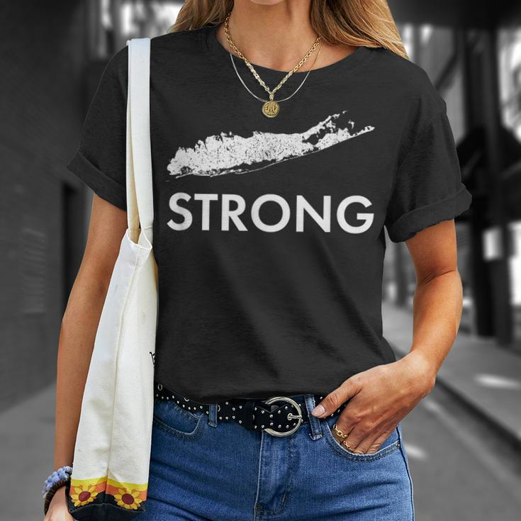 Long Island New York Long Island Ny Big Strong Home T-Shirt Gifts for Her
