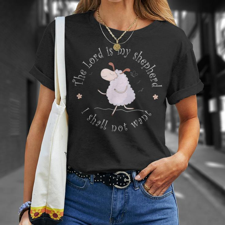 The Lord Is My Shepherd I Shall Not Want T-Shirt Gifts for Her