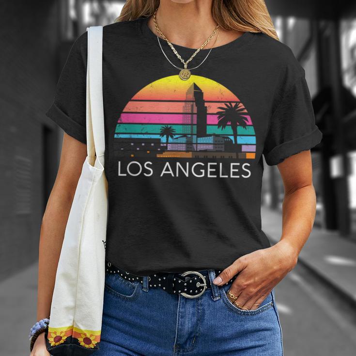 Los Angeles Beach California Surf Vintage Cali Dtla Venice T-Shirt Gifts for Her