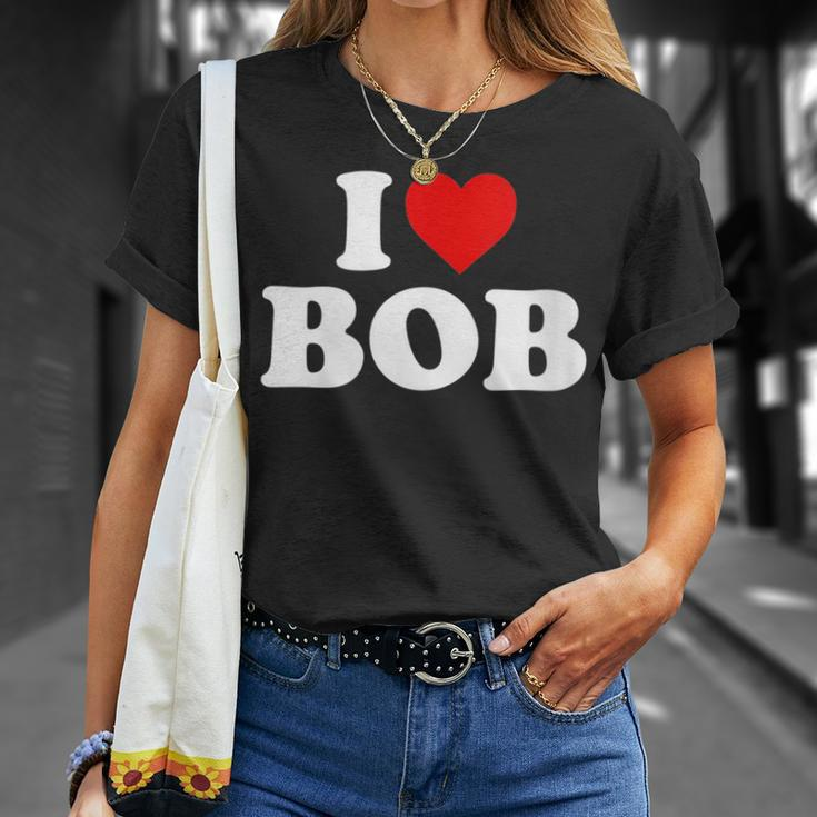 I Love Bob Heart T-Shirt Gifts for Her