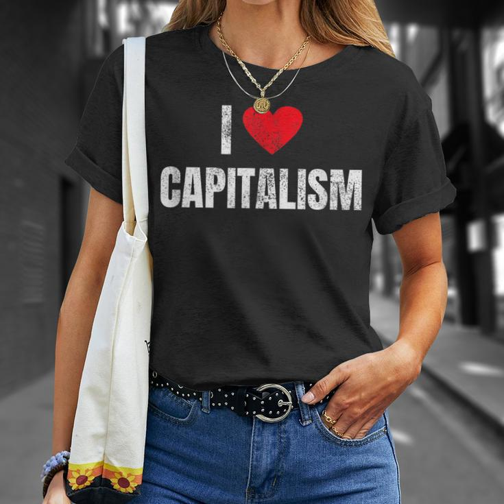 I Love Capitalism Capitalism Capitalists T-Shirt Geschenke für Sie