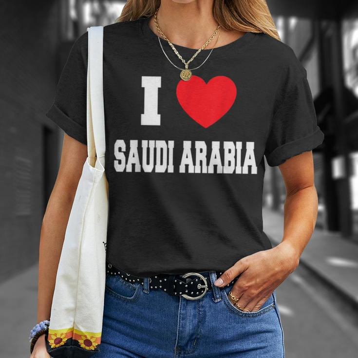 I Love Saudi Arabia T-Shirt Geschenke für Sie