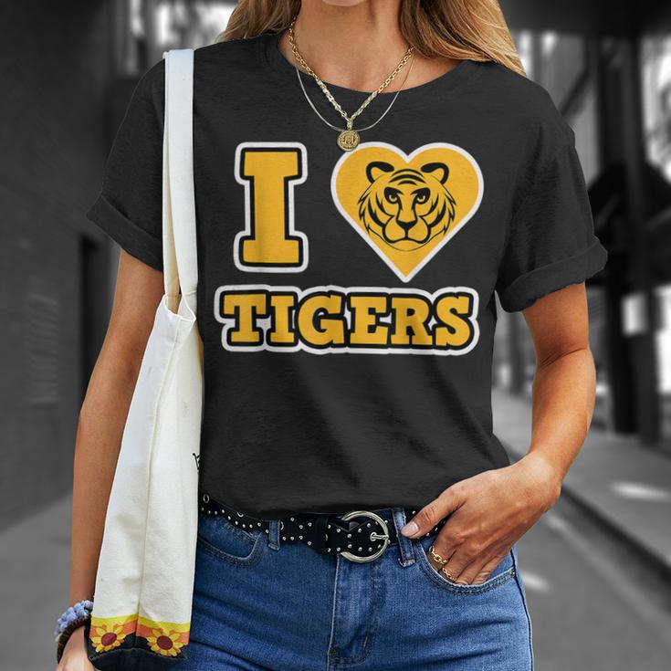 I Love Tigers Tigercat Tiger T-Shirt Gifts for Her