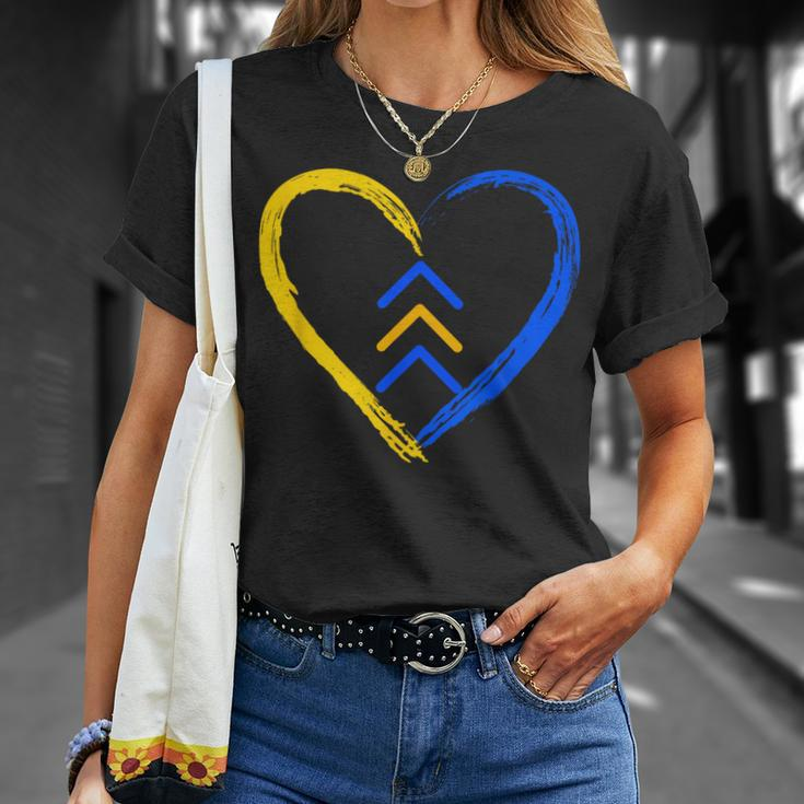 Love World Down Syndrome Awareness Day 3 Arrows In Heart T-Shirt Gifts for Her