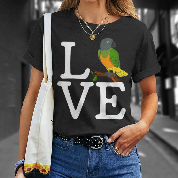 I Loves Senegal Parrot Senegal Parrot T-Shirt Gifts for Her