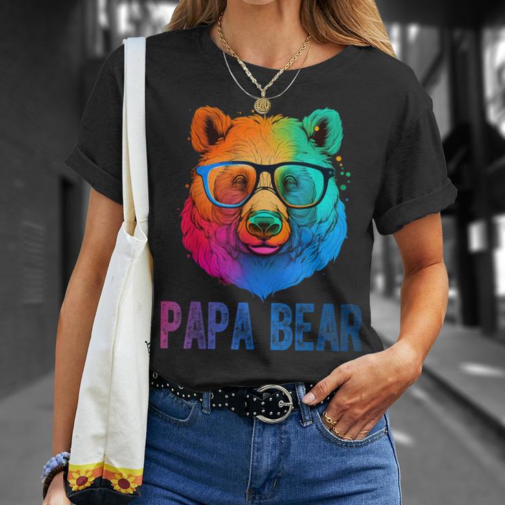 Lustiger Papa-Bär-Vatertag Opa-Vater T-Shirt Geschenke für Sie