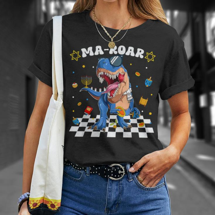 Ma-Roar Passover Jewish Holiday Dinosaur Dino Seder Jewish T-Shirt Gifts for Her