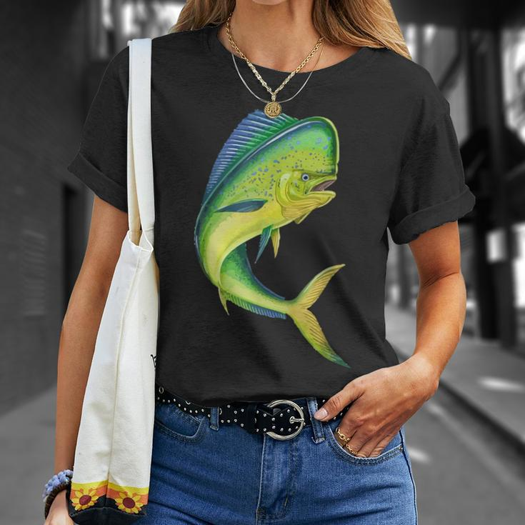 Mahi Fishing Mahi Mahi Fish Fishing Lover Men's T-shirt Back Print -  Monsterry