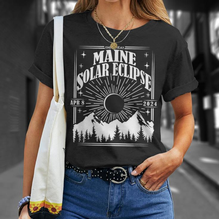 Maine Total Solar Eclipse 2024 Astrology Event T-Shirt Gifts for Her