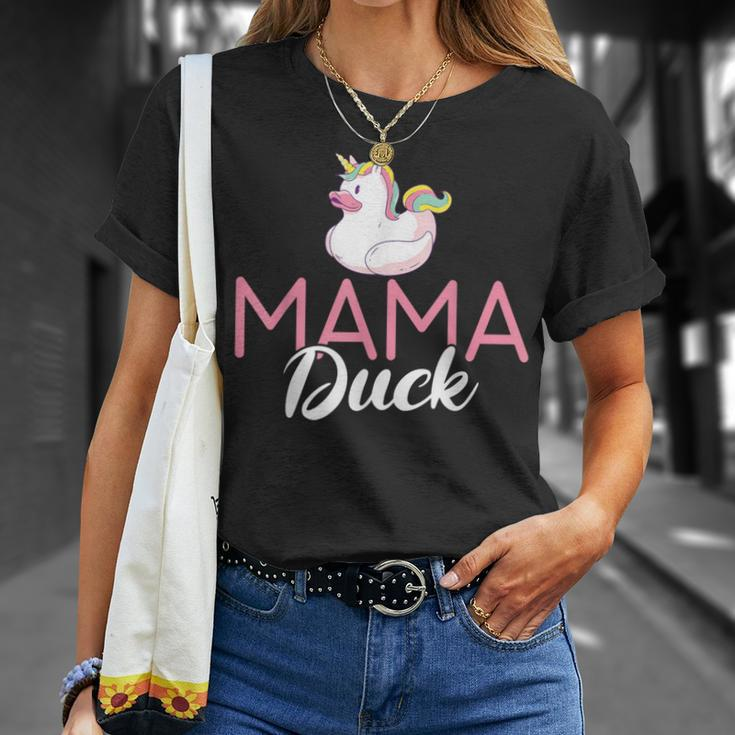 Mama Duck Rubber Mother Duck Quack T-Shirt Gifts for Her