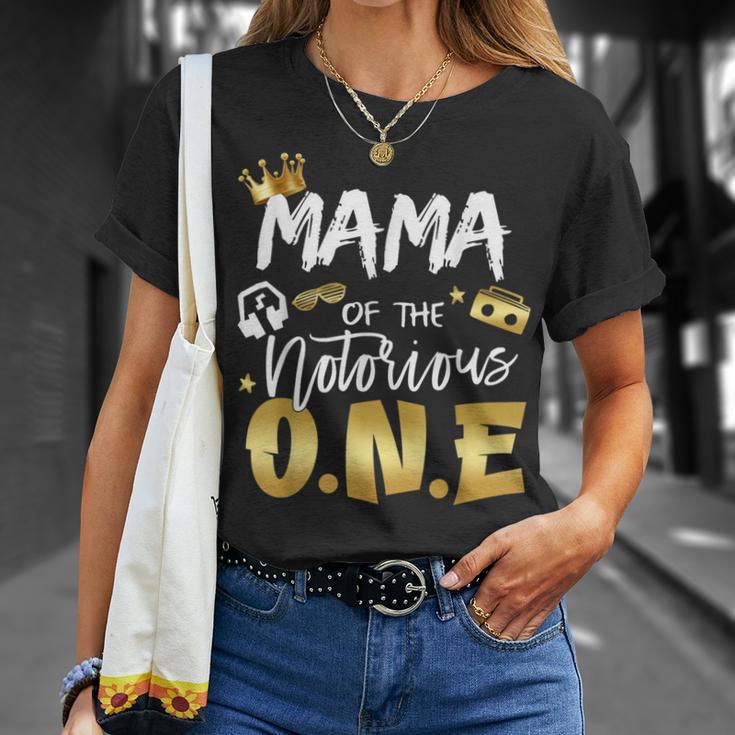 Mama Of The Notorious One Old School Hip Hop 1St Birthday T-Shirt Gifts for Her