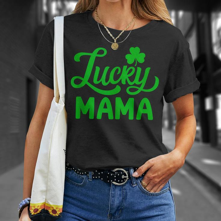 Mama St Patrick's Day Family Matching Lucky Mama T-Shirt Gifts for Her