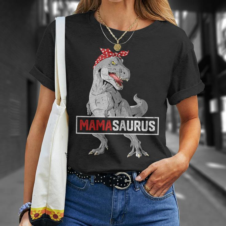 MamasaurusRex Birthday Dinosaur Mommy Family Matching T-Shirt Gifts for Her