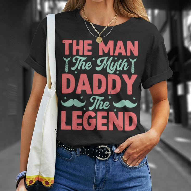 The Man The Myth Dady The Legend Father's Day 2024 T-Shirt Gifts for Her