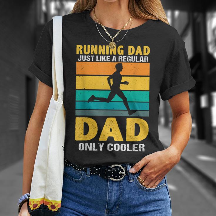 Marathon Run Papa Marathon Runner T-Shirt Geschenke für Sie