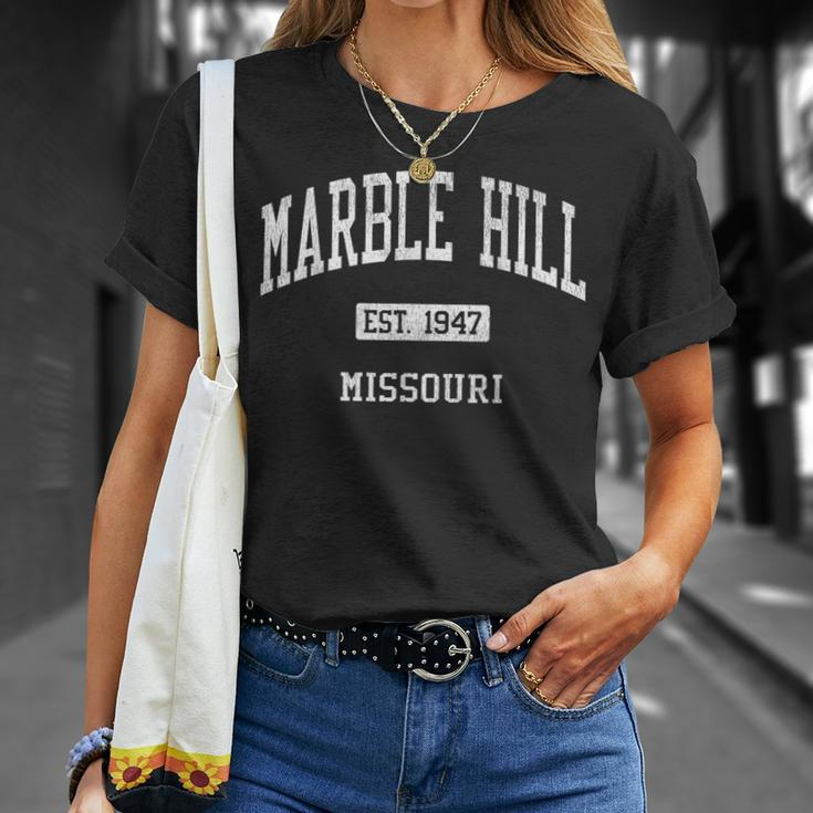 Marble Hill Missouri Mo Js04 Vintage Athletic Sports T-Shirt Gifts for Her