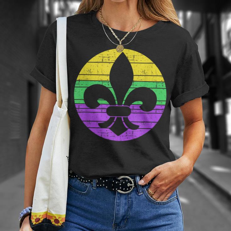 Mardi Gras Fleur De Lis For Carnival Celebration T-Shirt Gifts for Her