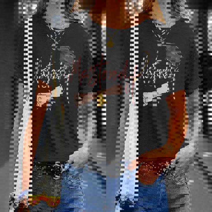 Master Degree Woman Graduate Mba Graduation 2024 Mastered It T-Shirt Gifts for Her