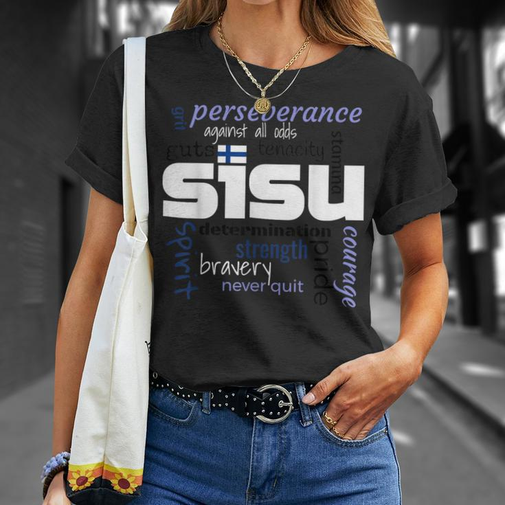 The Meaning Of Finnish Sisu Definition Novelty T-Shirt Gifts for Her