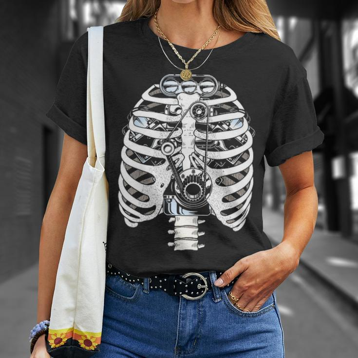 Mechanic Car Engineer Skeleton Mechanics T-Shirt Gifts for Her