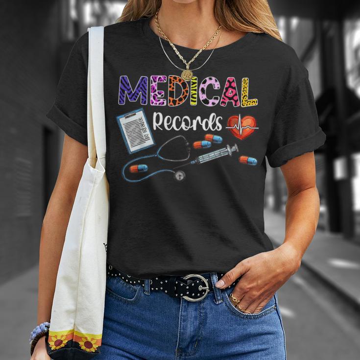 Medical Records Director Medical Records Clerk T-Shirt Gifts for Her