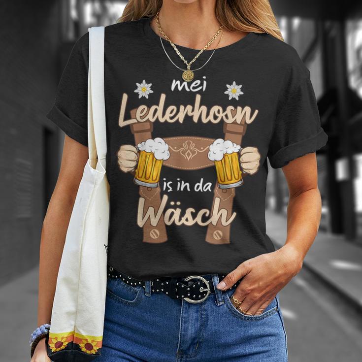 Mei Lederhosn Is In D Wäsch Oktoberfest Costume Replacement S T-Shirt Geschenke für Sie