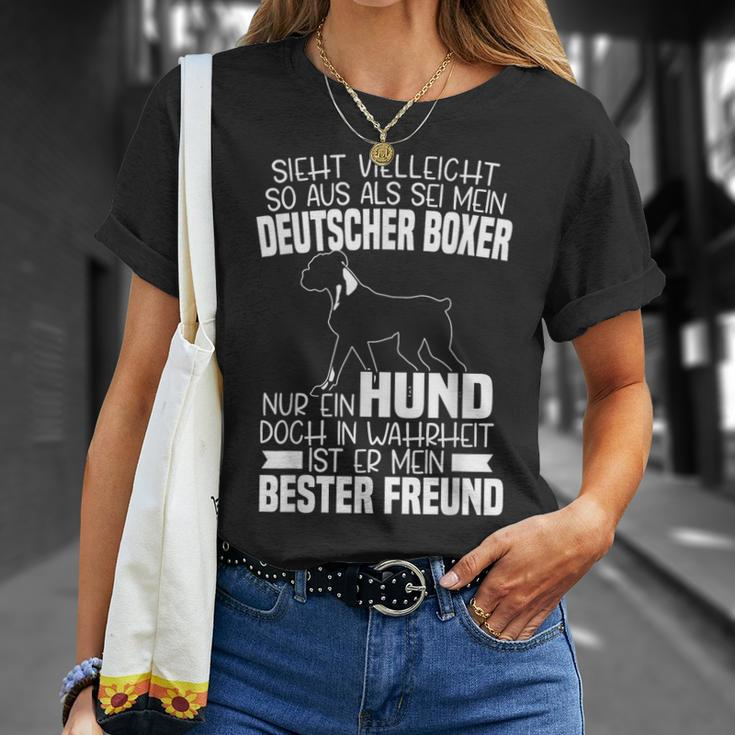Mein Deutscher Boxer Ist Mein Beste Freund Boxer Dog T-Shirt Geschenke für Sie