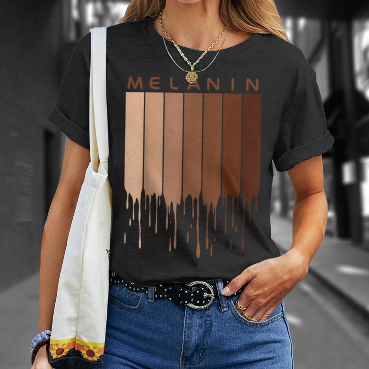 Melanin Black Beauty African American Afrocentric T-Shirt Gifts for Her