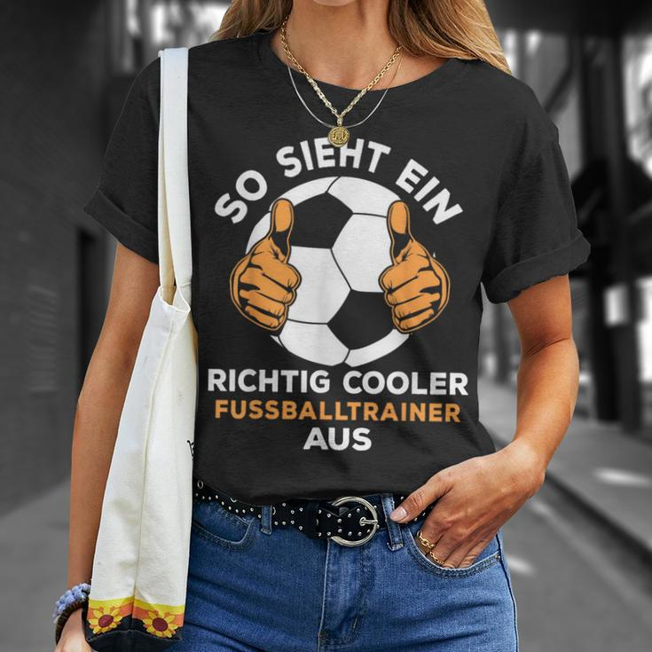 Men's Richtig Cool Football Trainer Black S T-Shirt Geschenke für Sie