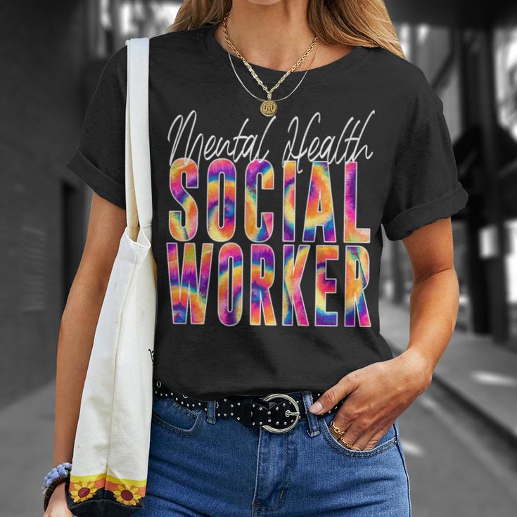 Mental Health Social Worker Work T-Shirt Gifts for Her