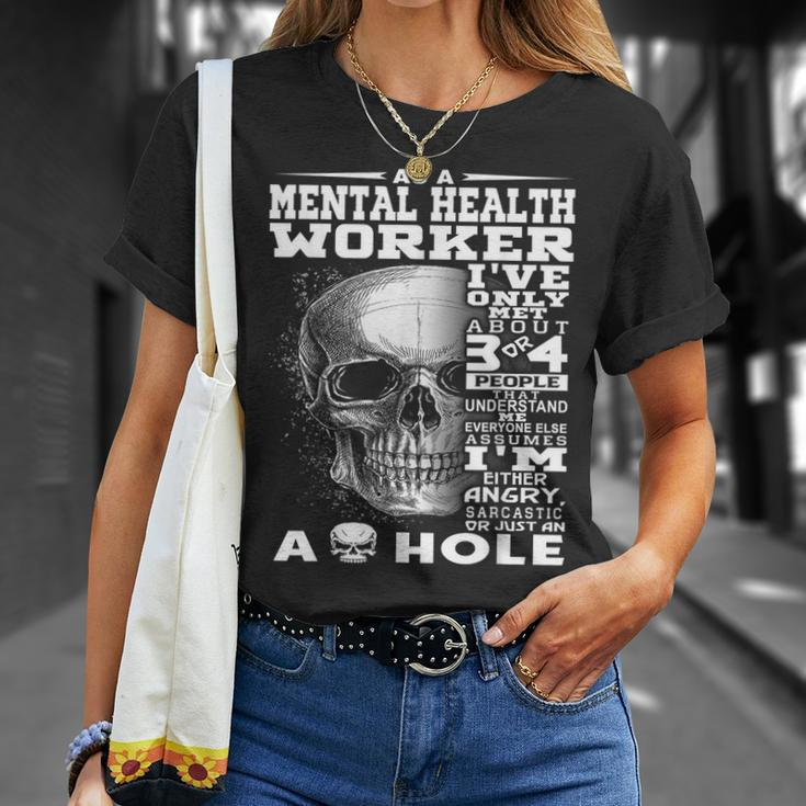 Mental Health Worker Job Title T-Shirt Gifts for Her