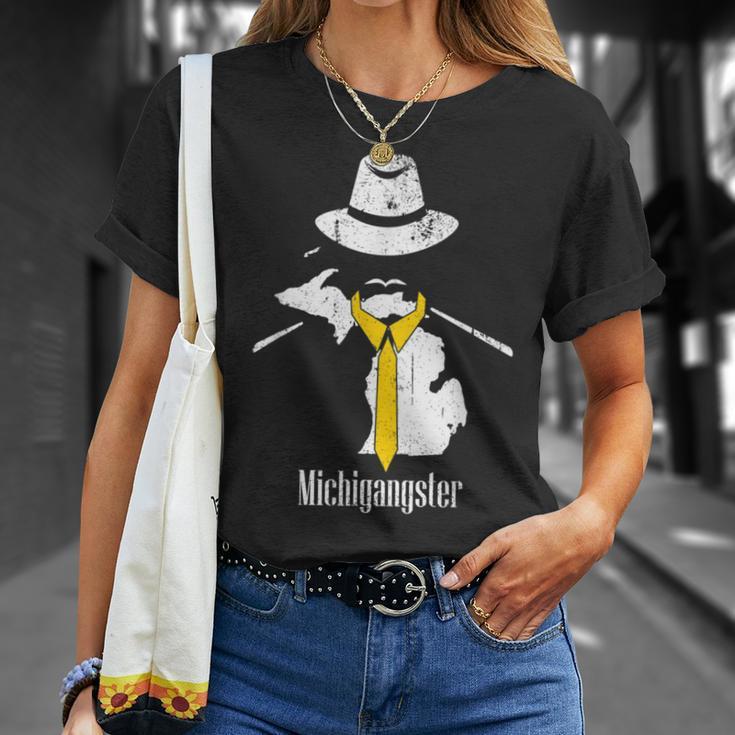 Michigan Michigangster T-Shirt Gifts for Her