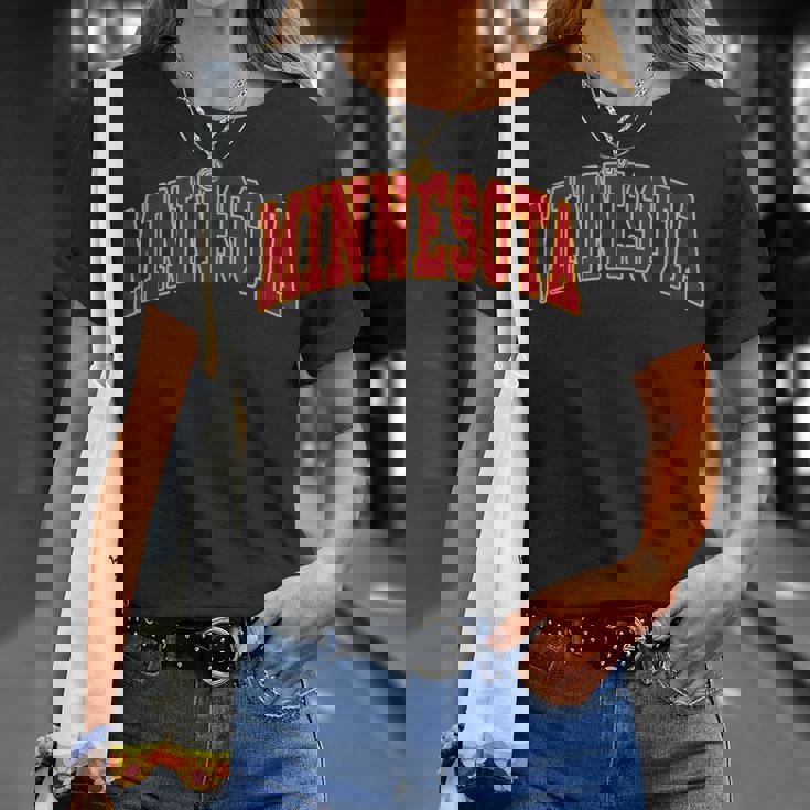 Minnesota Throwback Print Classic T-Shirt Gifts for Her Minnesota Throwback Print Classic T-Shirt Gifts for Her