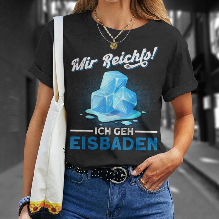 Mir Reicht Ich Geh Eisbaden Mir Reicht Ger Black S T-Shirt Geschenke für Sie