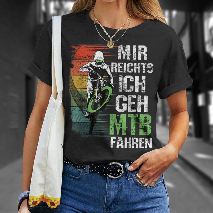 Mir Reichts Ich Geh Mtb Fahren Retro Downhill Bicycle T-Shirt Geschenke für Sie