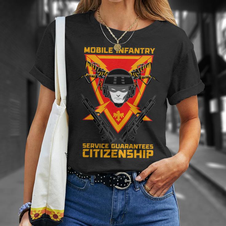 Mobile Infantry Service Guaran Citizenship T-Shirt Gifts for Her