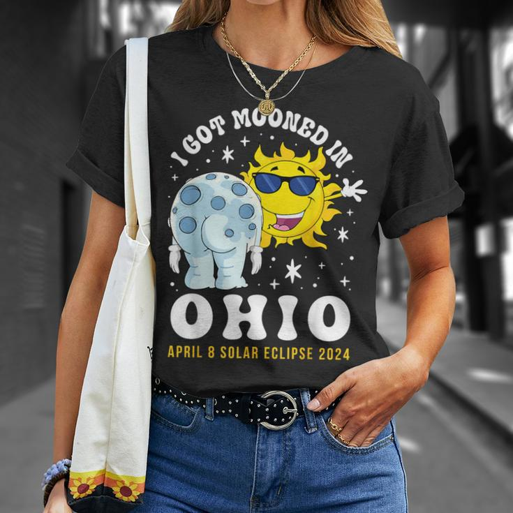 I Got Mooned In Ohio Total Solar Eclipse 2024 T-Shirt Gifts for Her