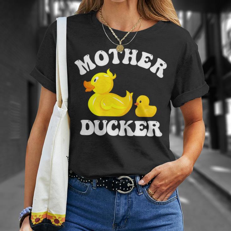 Mother Ducker Duck Mama Mother's Day Humour T-Shirt Gifts for Her