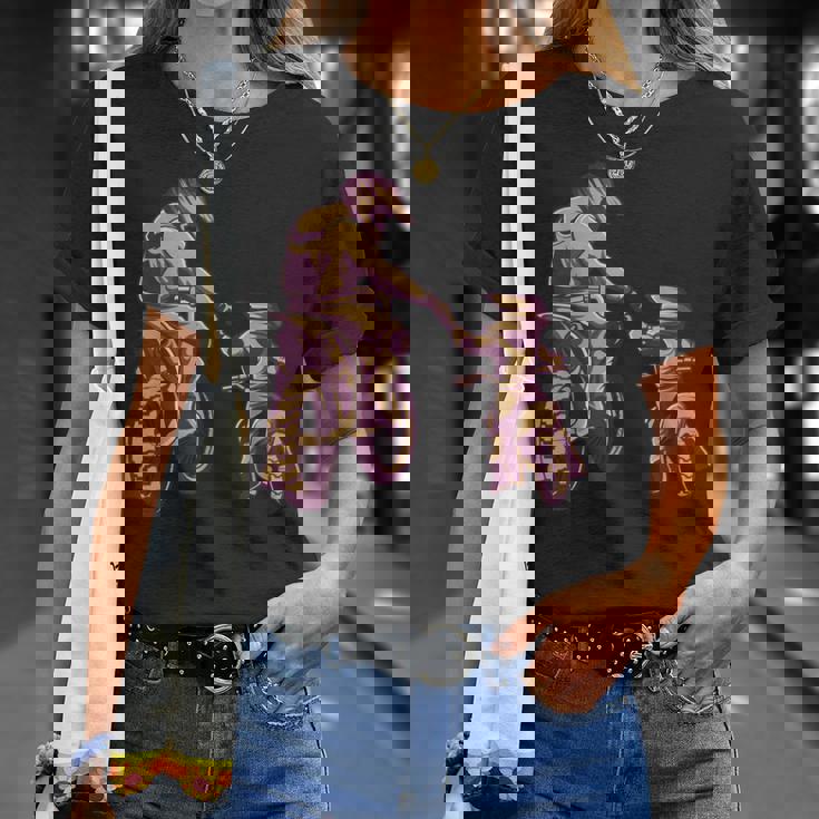 Motocross Padre E Hijo Día Del Padre Camiseta unisex Regalos para ella