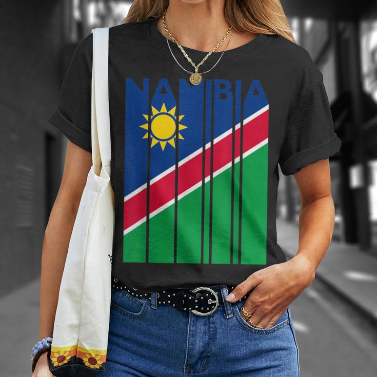 Namibian Flag Namibia Vintage Namibia T-Shirt Geschenke für Sie