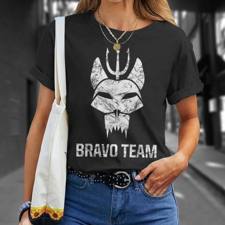 Navy Seals Original Bravo Team Proud Navy Seal Team T-Shirt Gifts for Her