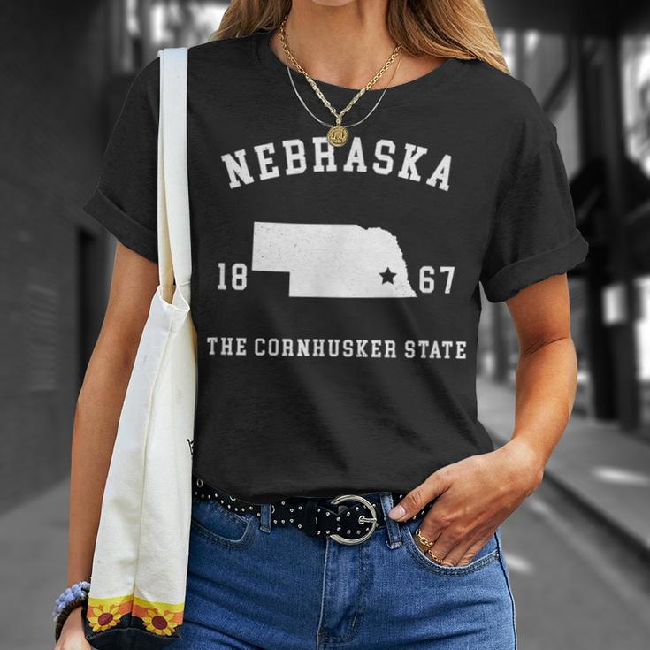 Nebraska Cornhusker State VintageT-Shirt Gifts for Her