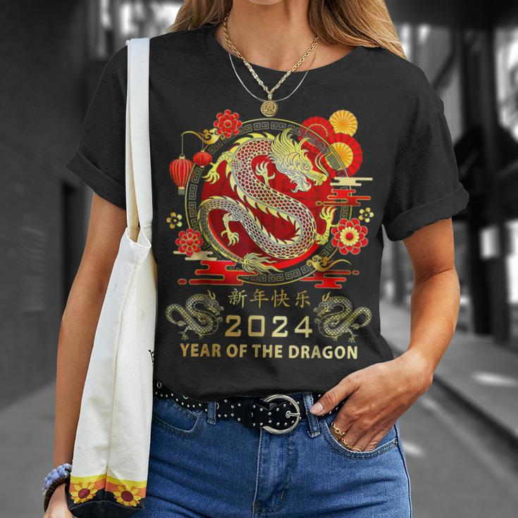 New Year 2024 Dragon Lunar New Year Year Of The Dragon T-Shirt Gifts for Her